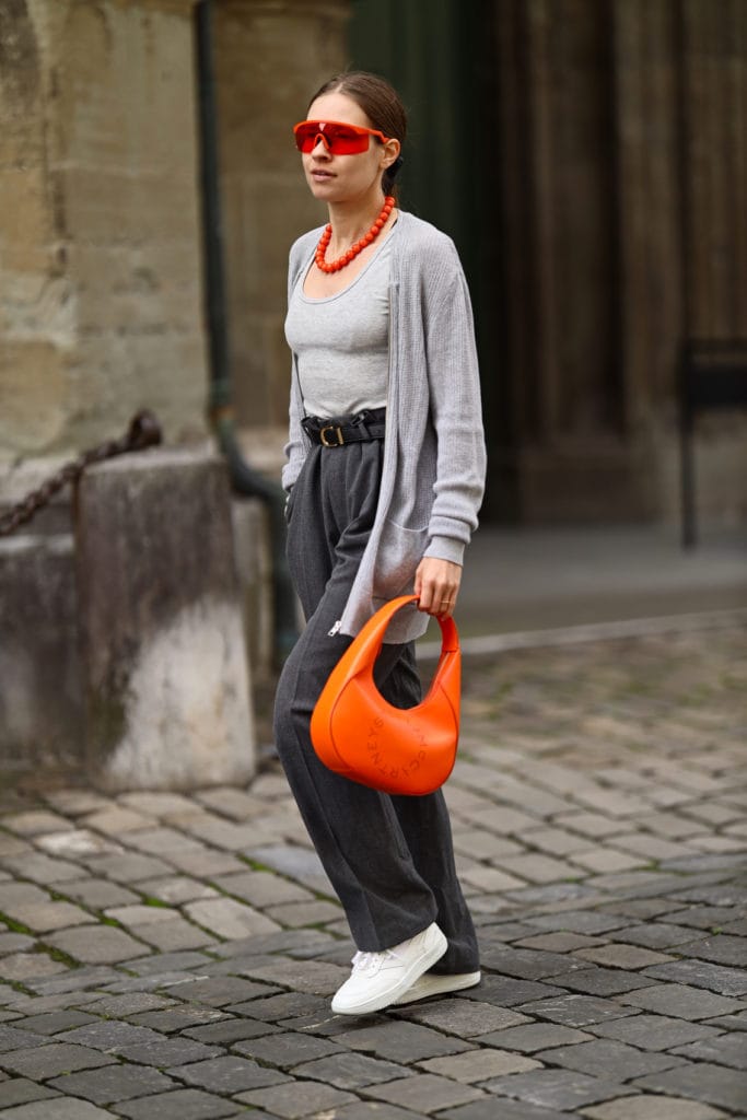 Orange + Grey | How to Wear the Hottest Street Style Color Trend
